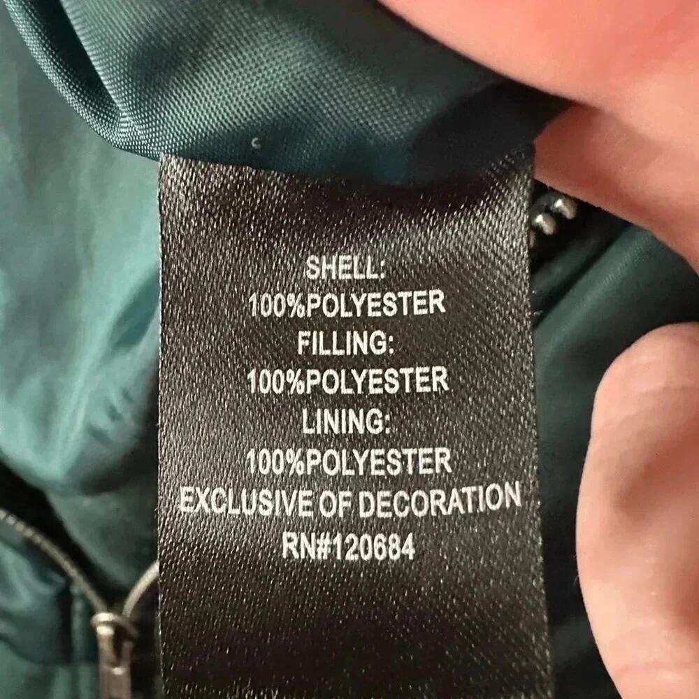 Torrid womens Bomber Jacket Green zip up front pockets puffy Cozycore plus size - Picture 4 of 8